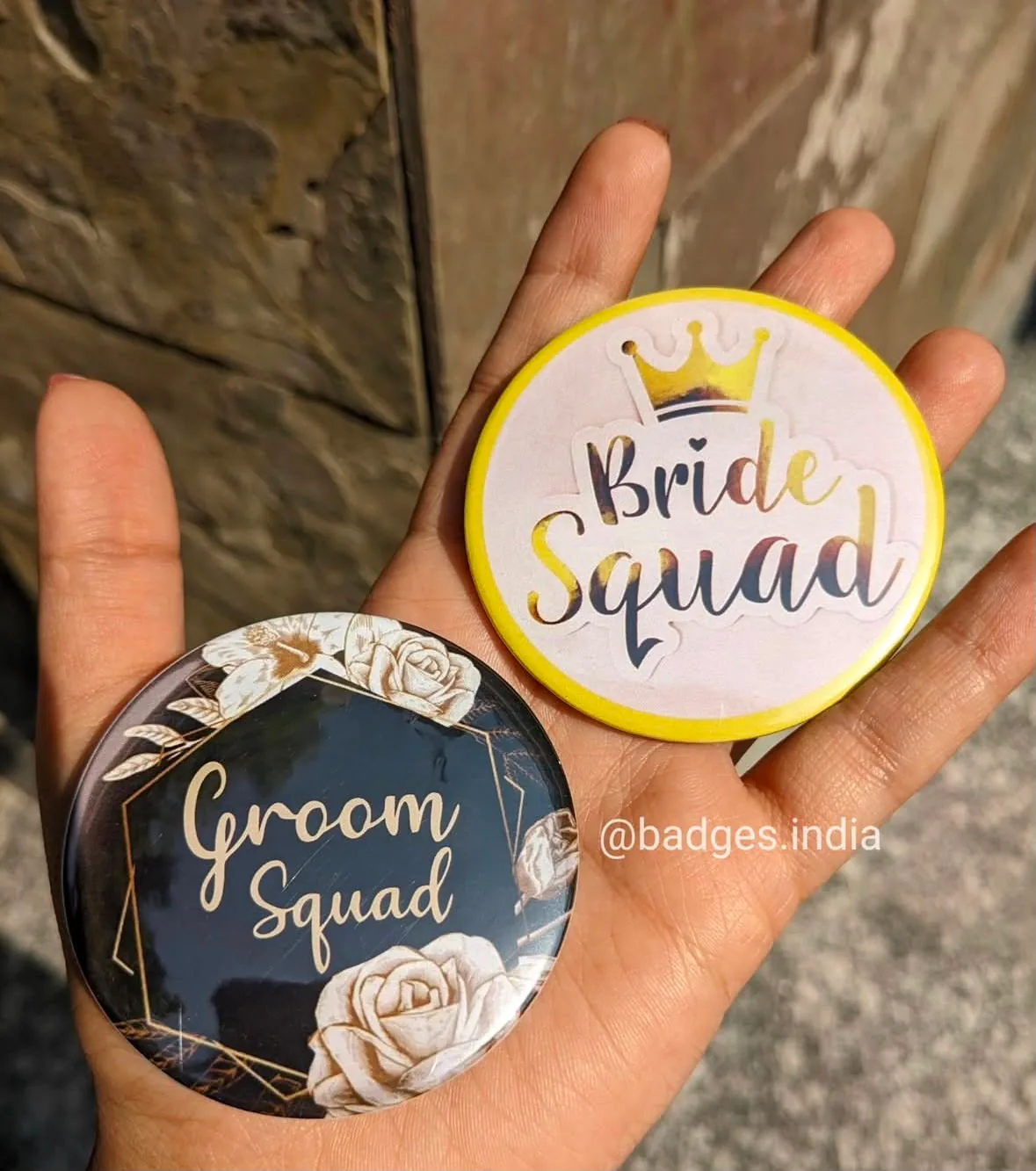 Custom event badges manufactured by Sidamhk